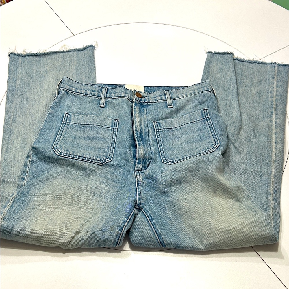 Doen Size 29 Wide Leg High-Waisted Jeans